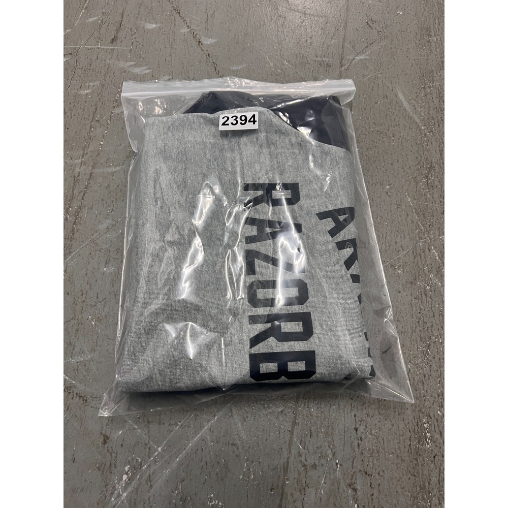 Nike Arkansas Razorbacks Top Men Small Gray Heather Long Sleeve Performance NCAA - Picture 9 of 9
